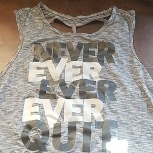 Women workout muscle shirt